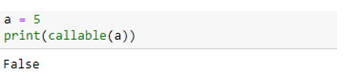 Callable () method in Python Built in Function