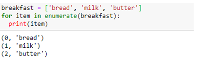 Enumerate () method in Python Built in Function