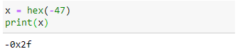 Hex () method in Python Built in Function
