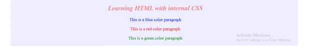 HTML with CSS