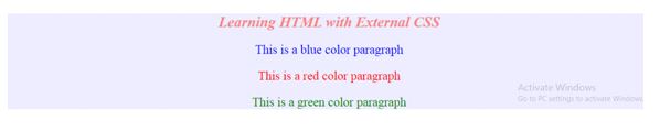 HTML with CSS