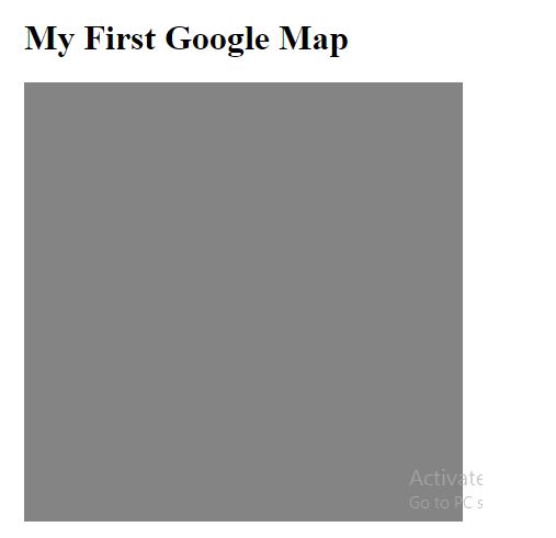 HTML Google Maps