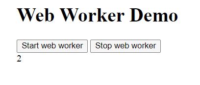HTML Web Workers