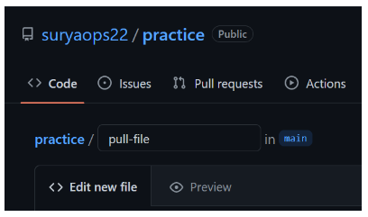 Git pull/pull request