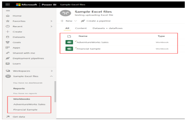 Power BI - Get Data from Excel Workbook files