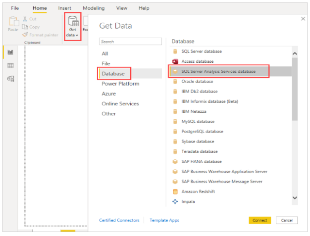 Power BI - Connect to SSAS Multidimensional models
